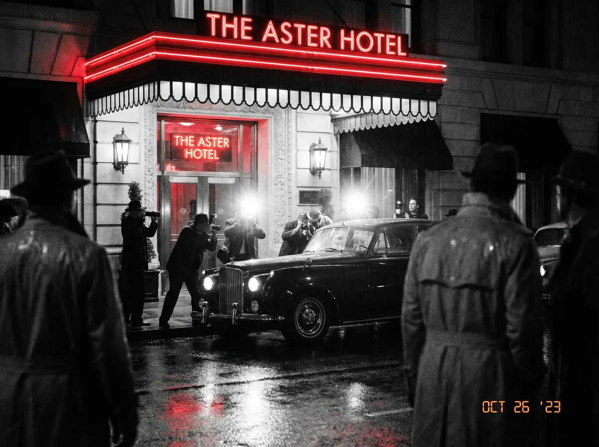 每日吃瓜 独家:酒店门口拍摄画面